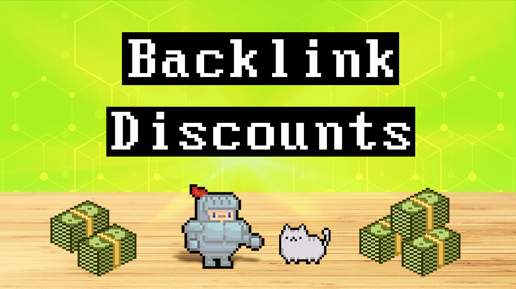 All SirLinksalot backlink discounts.
