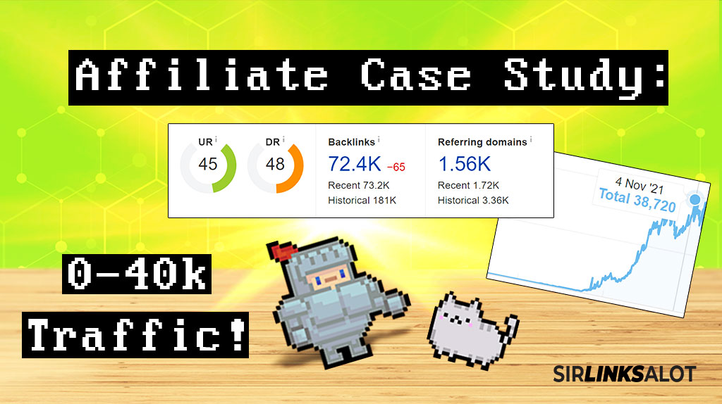 Affiliate SEO Case Study – From 0 to 40,000 Traffic