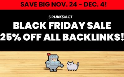 Black Friday Backlinks Sale 2022