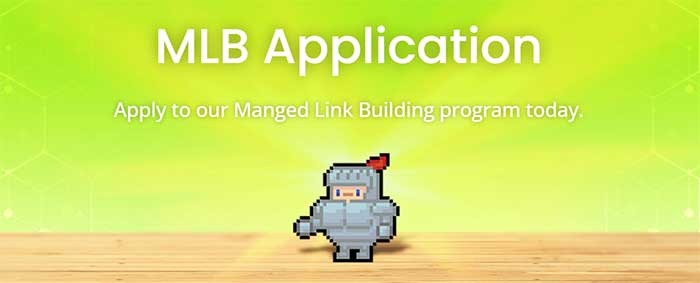 Our custom link building application.