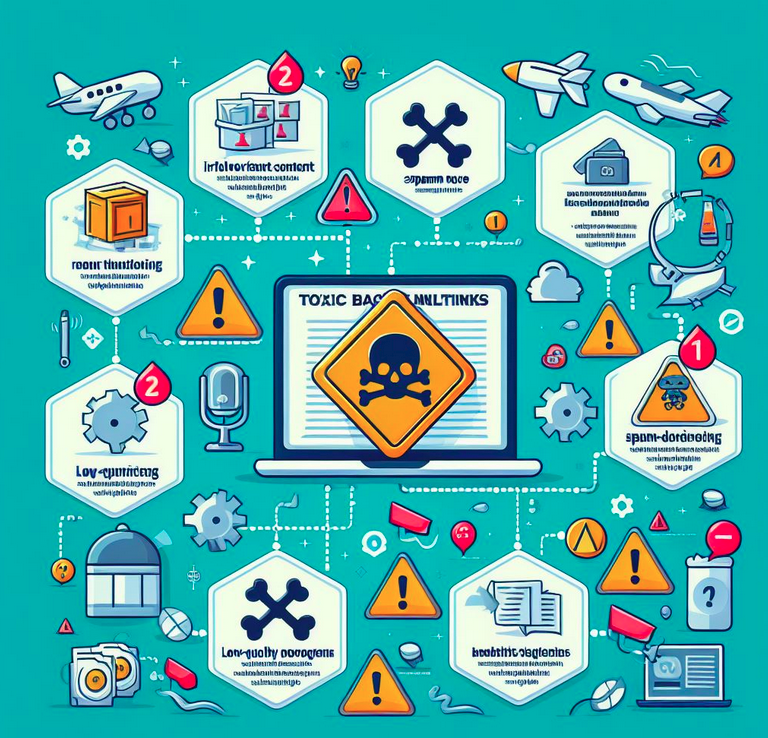 Follow the checklist to see if any of your backlinks are toxic.