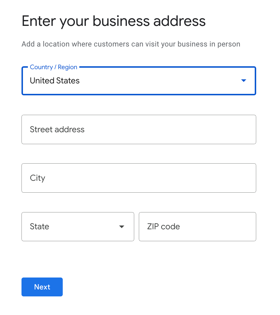 Keep Your Name And Address Consistent