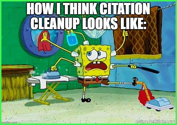 citation clean up fix
