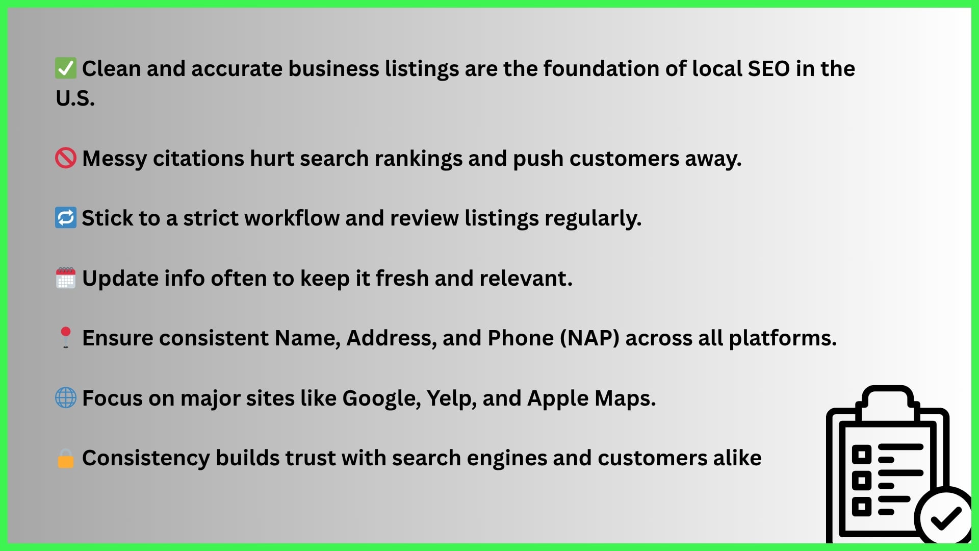 Best Practices for Pristine Listings