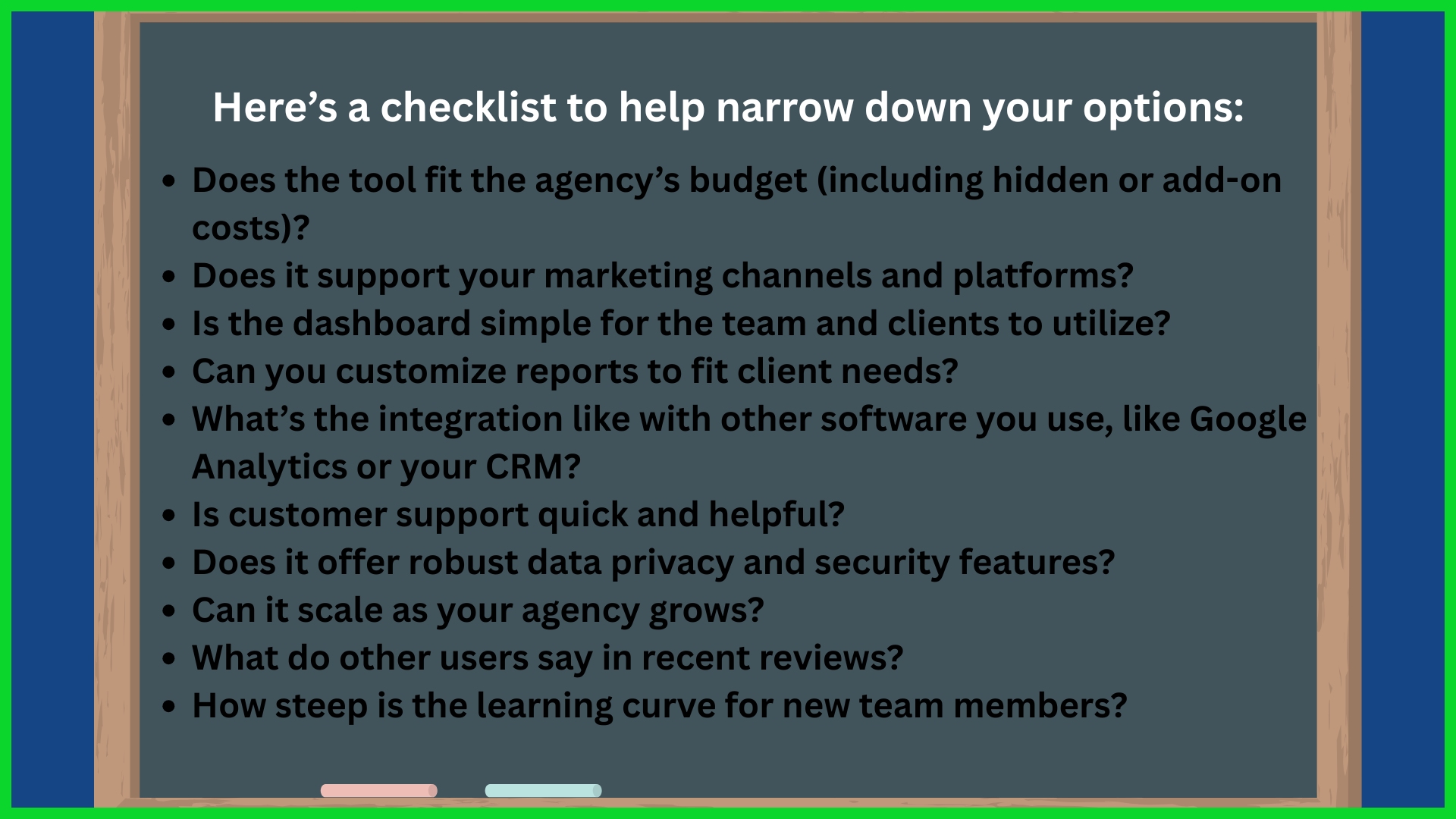 Making Your Final Choice