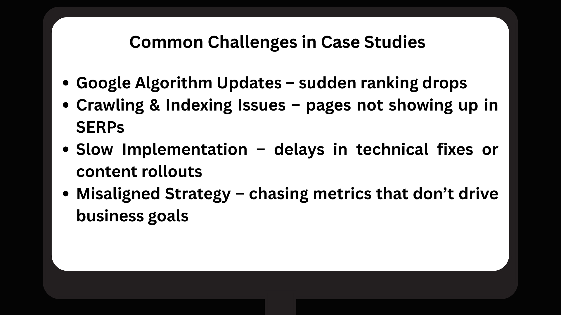 Identify the Challenges