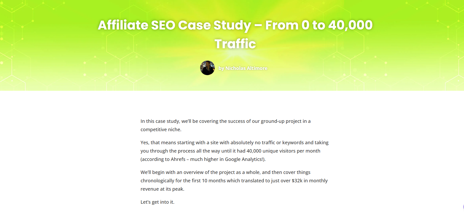 Case Study 3: Affiliate Marketing Revenue Acceleration