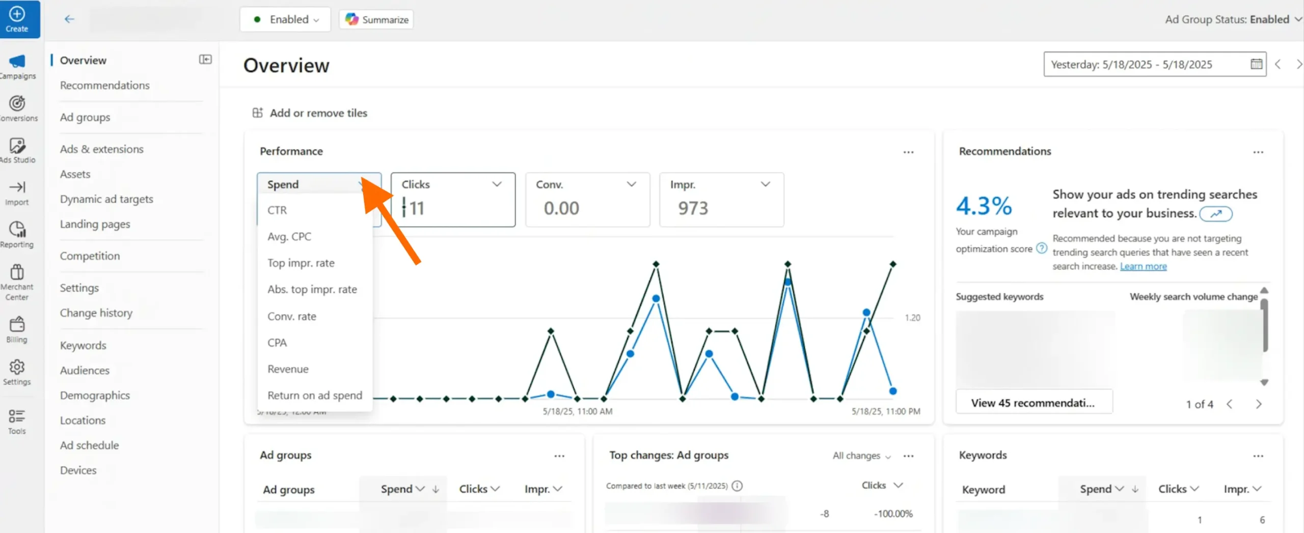 Essential Bing Metrics