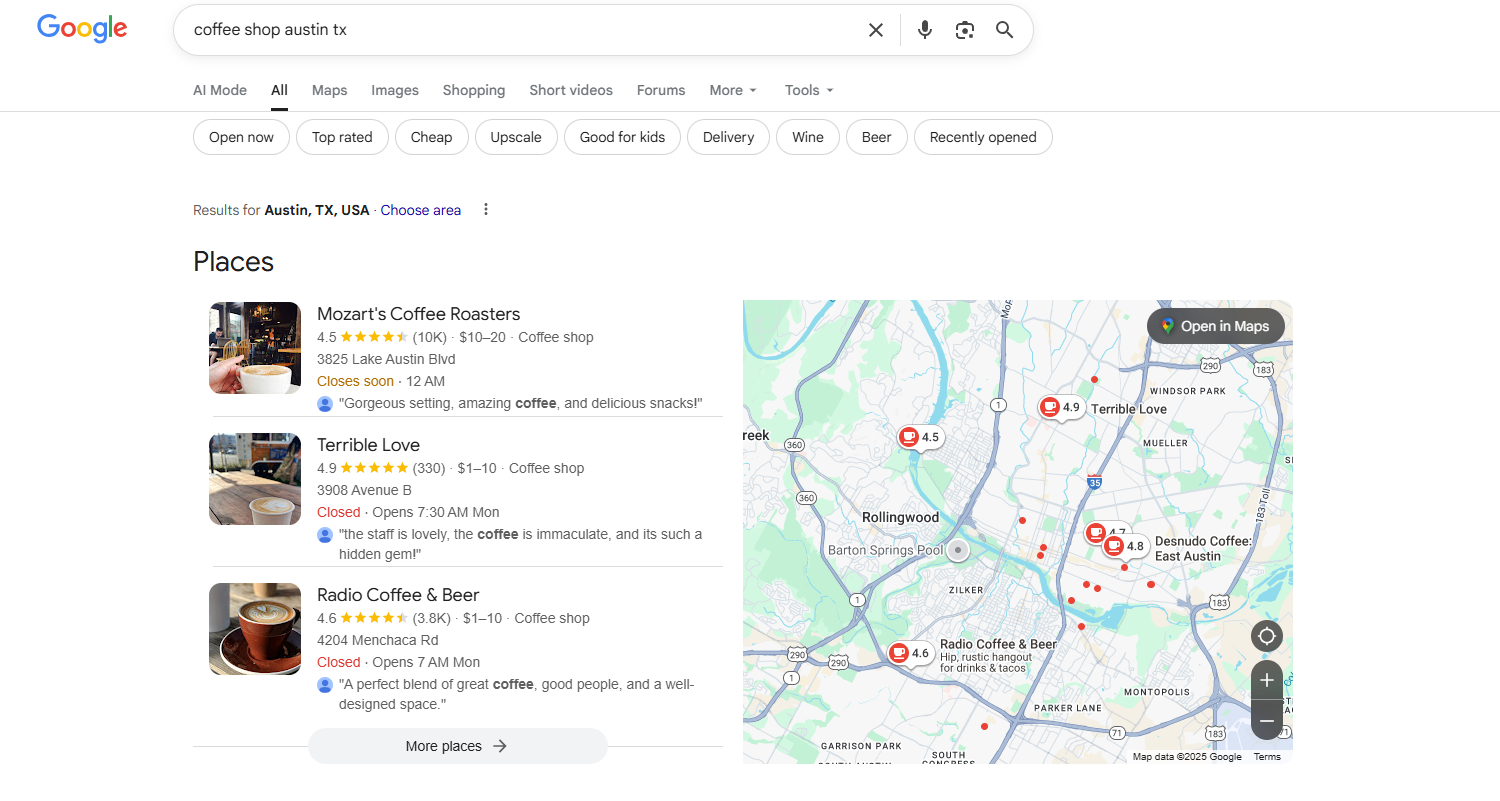 Google considers you worth a panel