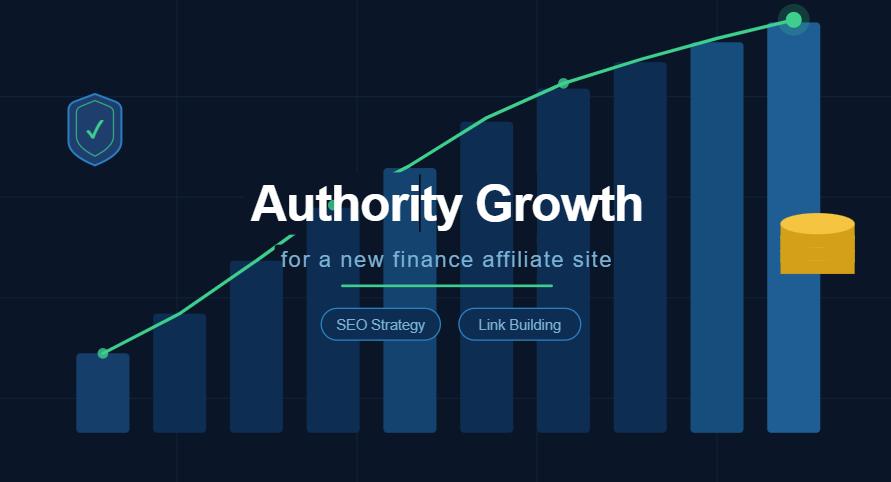 Authority Growth for a New Finance Affiliate Site