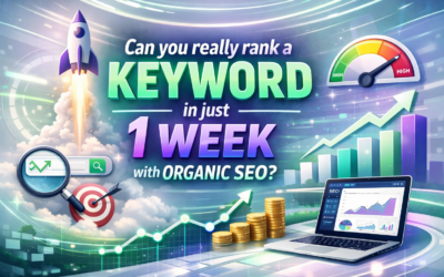 Can you really rank a keyword in just 1 week with organic SEO?