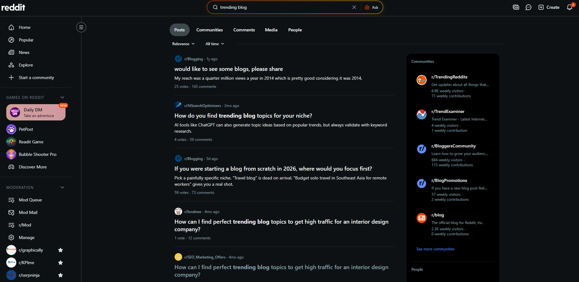 Uncover Trending Blog Topics