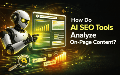 How do AI SEO tools analyze on-page content?