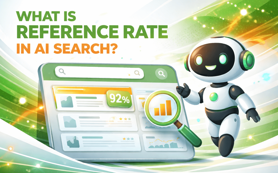 What is reference rate in AI search?