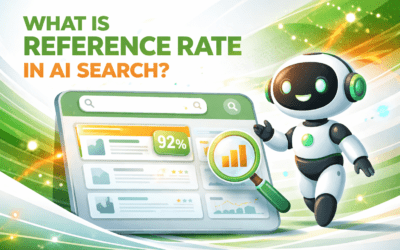 What is reference rate in AI search?