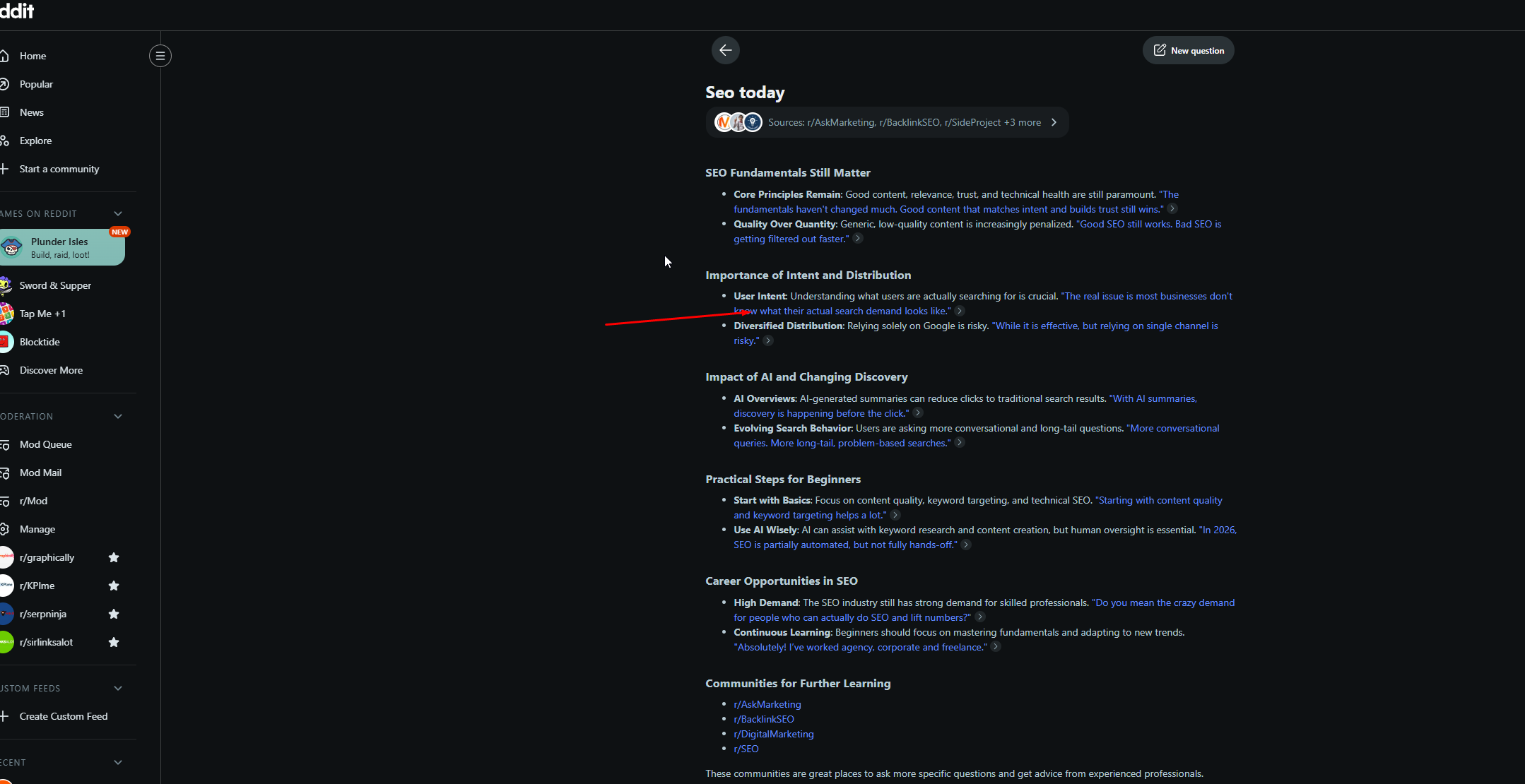 Dig Into External Archives and Links