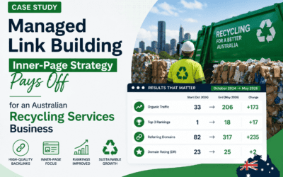 Managed Link Building Case Study – Inner-Page Strategy Pays Off for an Australian Recycling Services Business