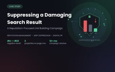 Suppressing a Damaging Search Result: A Reputation-Focused Link Building Campaign