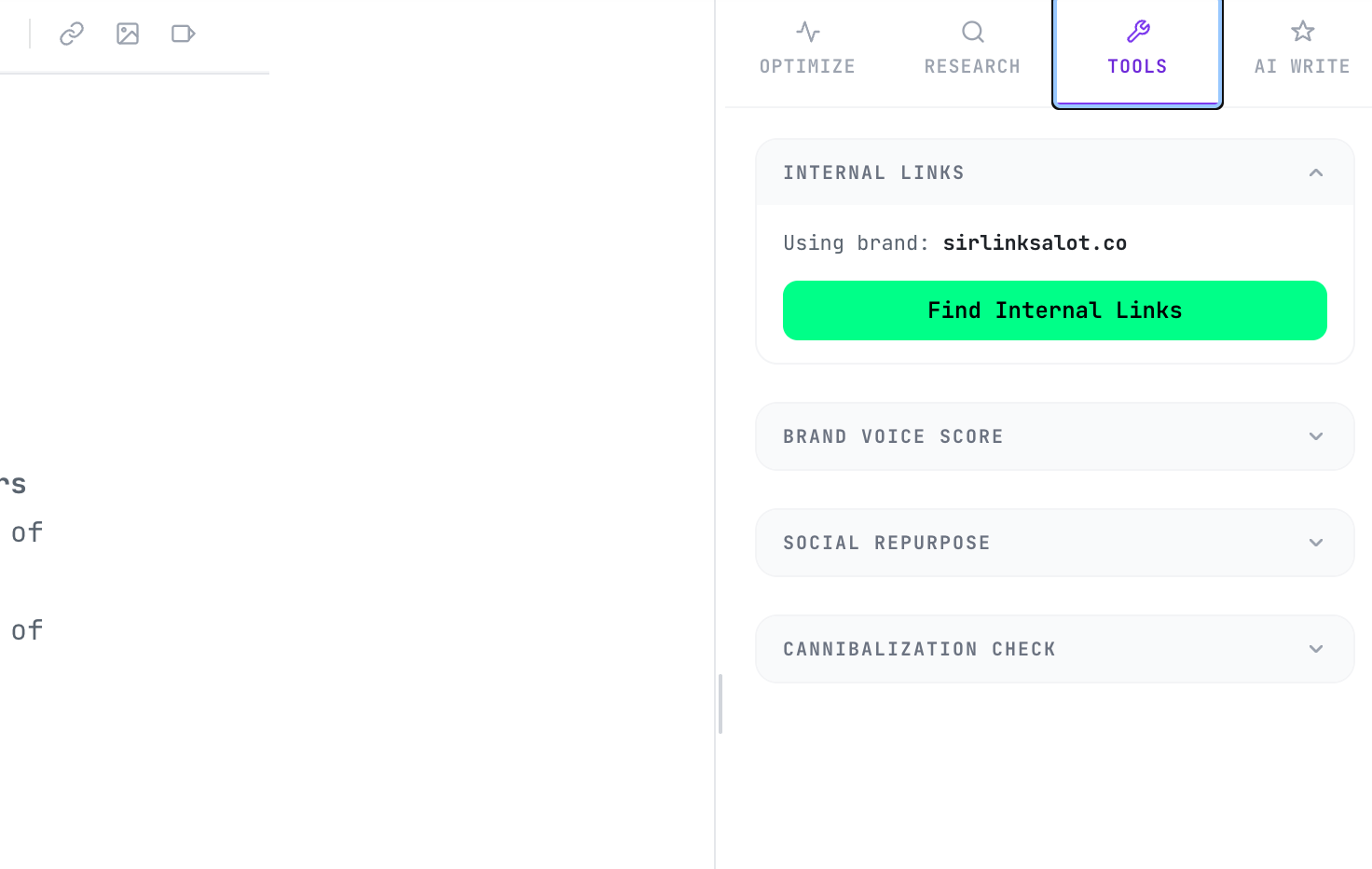 auto-optimize mode