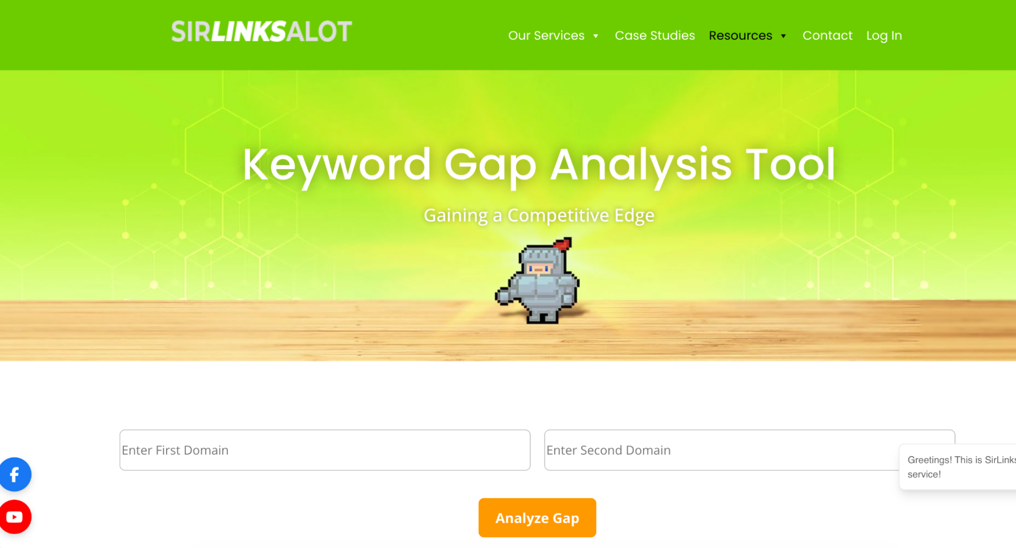 SirLinksALot's Keyword Gap Analysis Tool