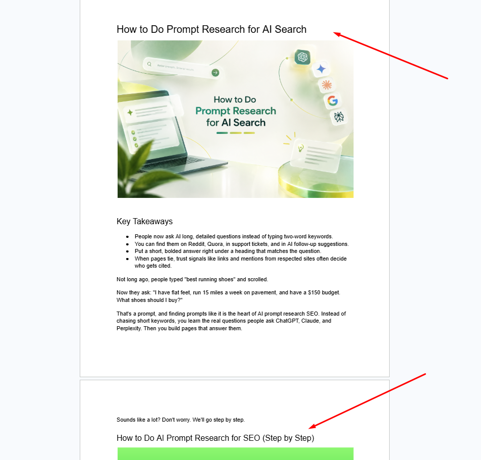 How to Build a Page AI Wants to Quote
